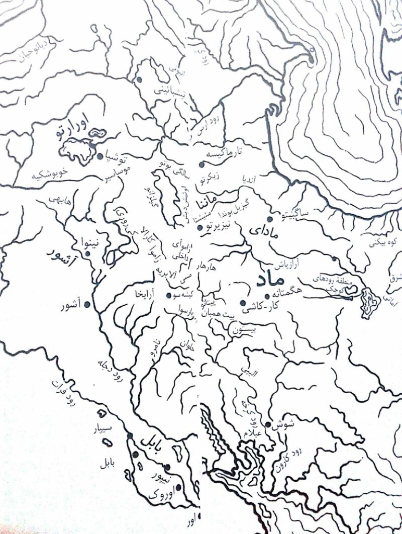 نقشه مناطق مادی